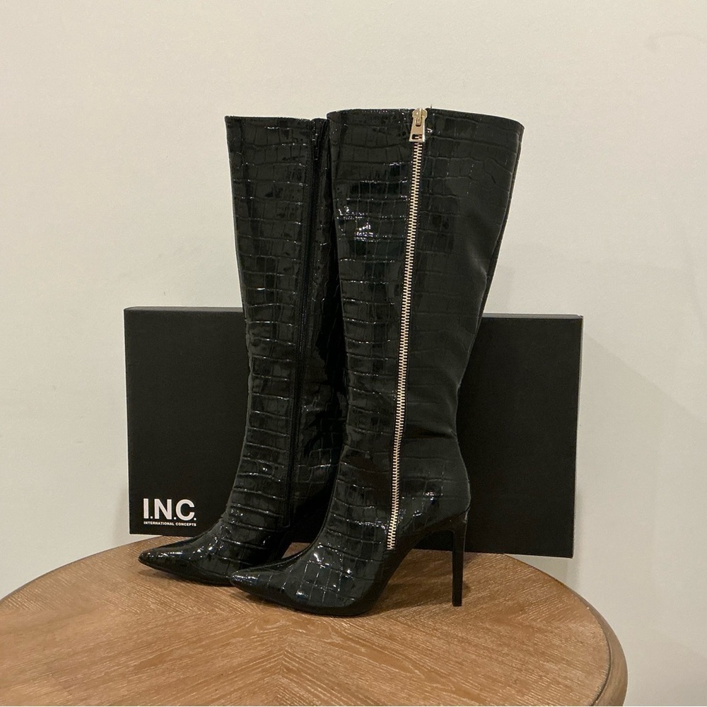 I.N.C. International Concepts
Sabrinaa Zip Knee High Boots - Picture 6 of 7